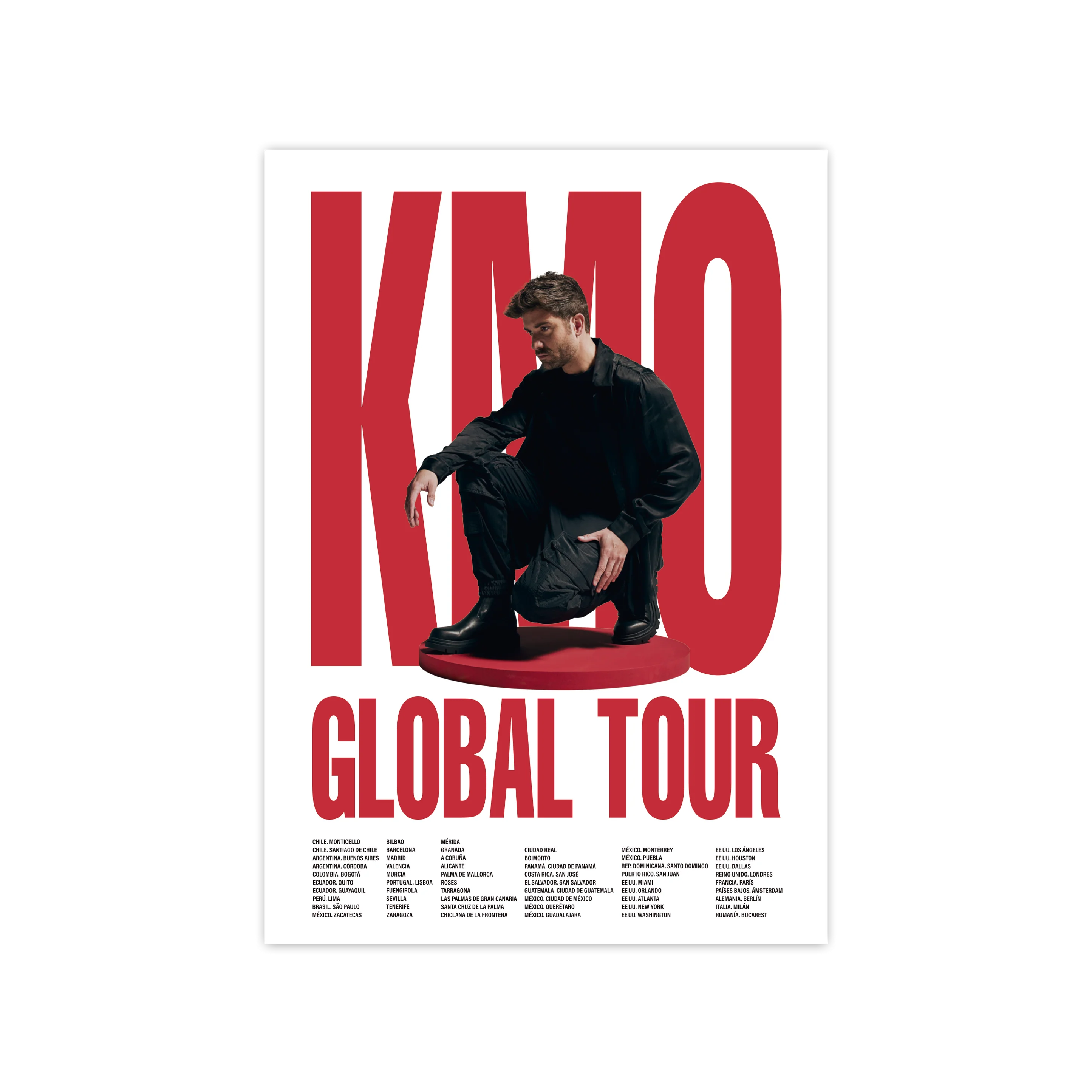 Lámina Global Tour KM0 -  Edición Blanca