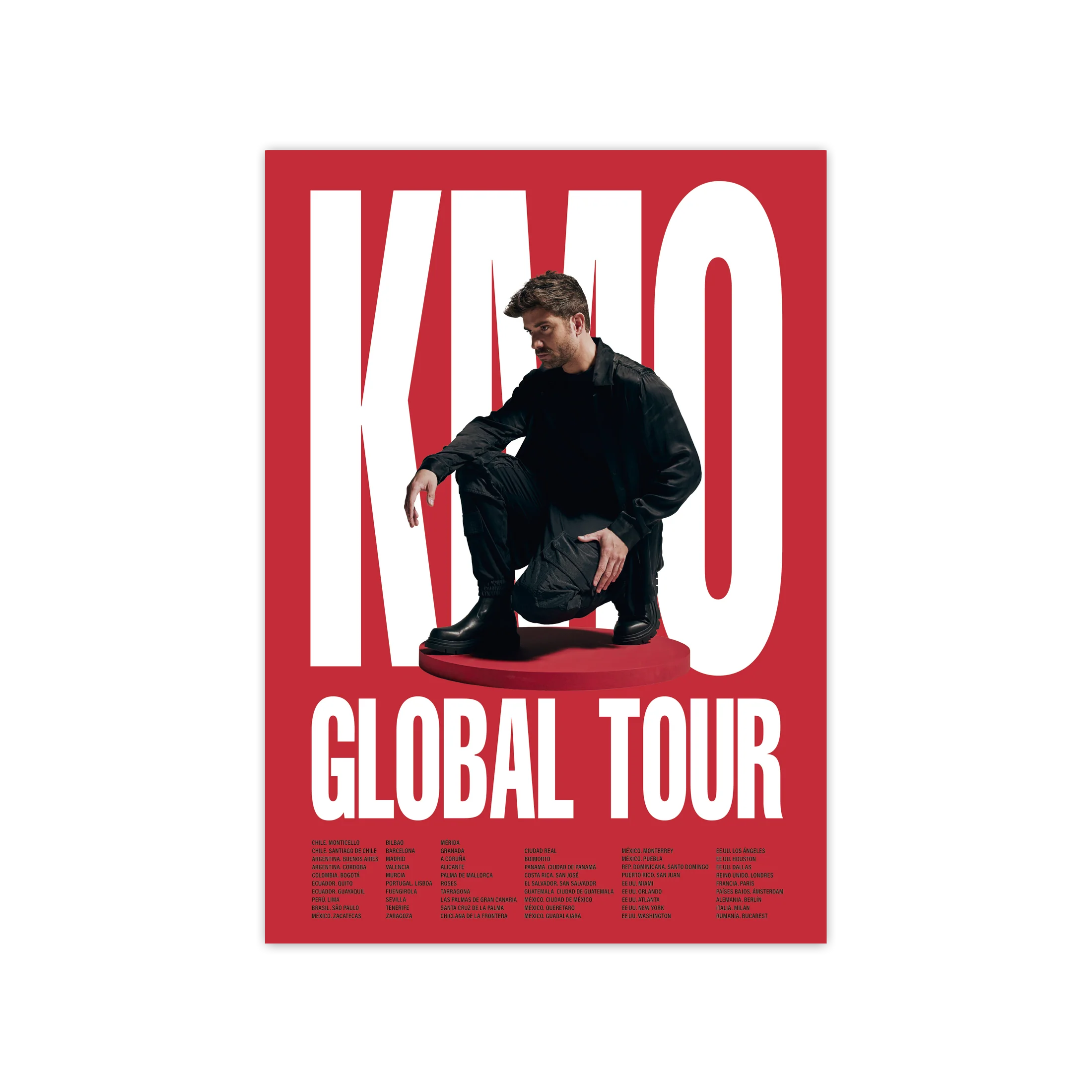 Lámina Global Tour KM0 - Edición Roja